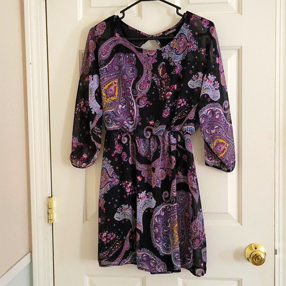 Boho Paisley Dress
